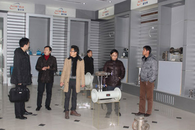 2011年12月份森田化工領導蒞臨富沃得工廠考察交流